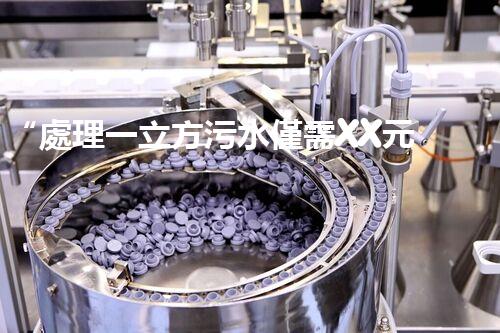 “處理一立方污水僅需XX元，環(huán)保創(chuàng)新引領(lǐng)以后！”